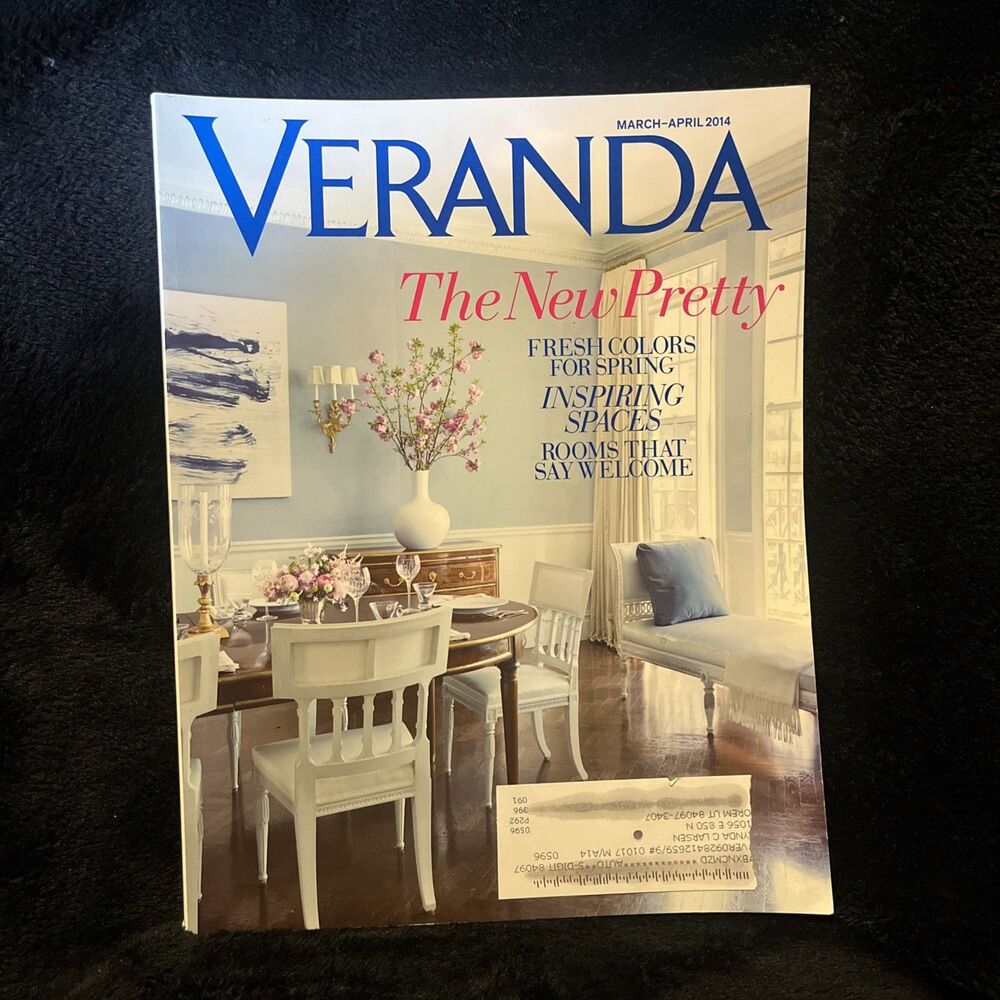 Veranda March-April 2014 The New Pretty Spring Colors Inspiring Spaces